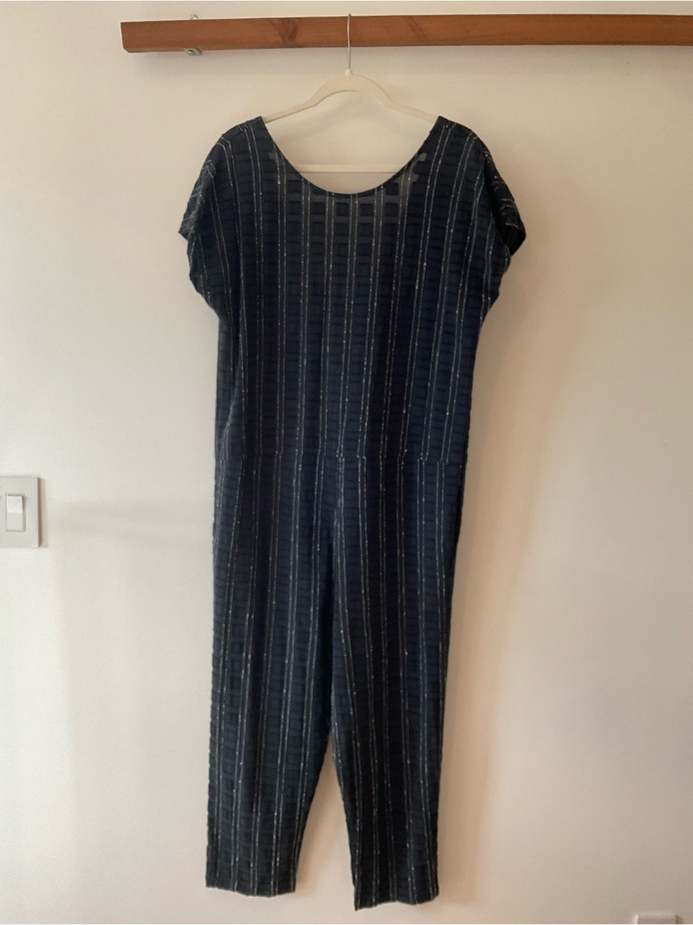 Ace & Jig Black Compass Turnaround Romper Black and White Short-Sleeve Jumpsuit
